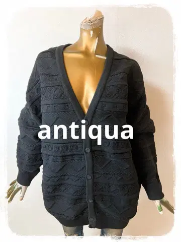 T19940 antiqua 자카드 가디건