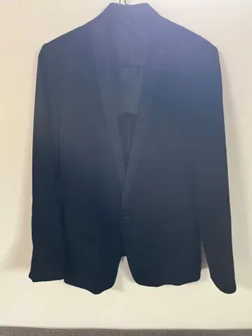 블랙 노카라 자켓