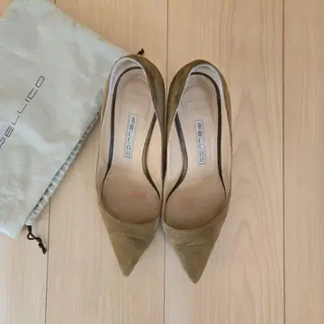 PELLICO 올리브 그린 하이힐