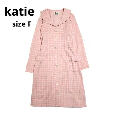 [ katie ] 깅엄 CASEY 원피스 핑크