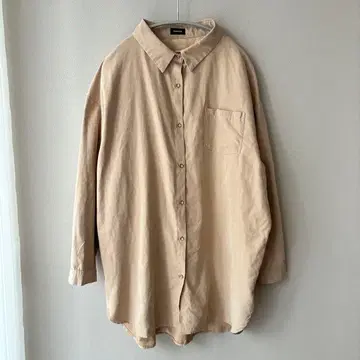 FIG&VIPPER 피그 롱 셔츠 베이지 골드 버튼