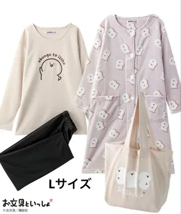 [오분구와 함께] 원피스+룸웨어 해피백 L 사이즈