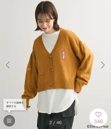 새상품 쇼콜라피네 로브 토이스토리 디즈니 가디건 우디