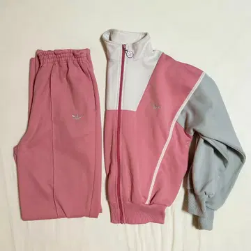 adidas 저지 상하의 세트 핑크/그레이