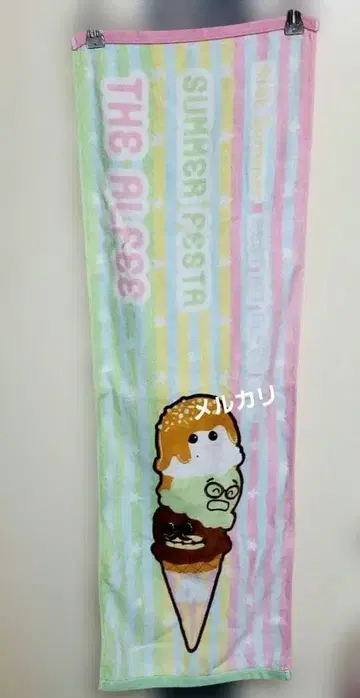 THE ALFEE 여름 이벤트 페이스 타월 아이스크림