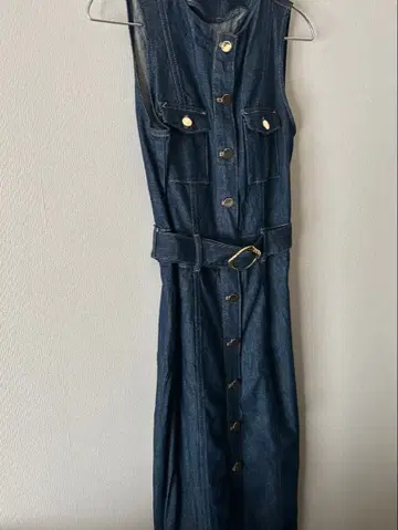 ZARA 데님 벨트 원피스