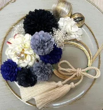 성인식 졸업식 시치고산 사전 촬영 머리 장식