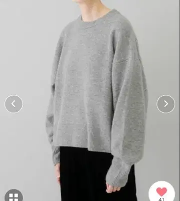 카구레 해밀턴 울 크루넥 니트