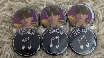 S.Coups 캔뱃지 6개 세트