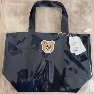 미사용 새상품 라브러리 와펜 토트백 네이비