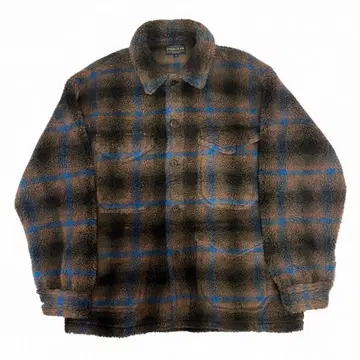 PENDLETON 체크 크루저 보아 자켓 M