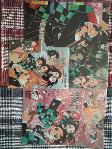 귀멸의 칼날 점프샵 기간 한정점 한정판 클리어 파일 외