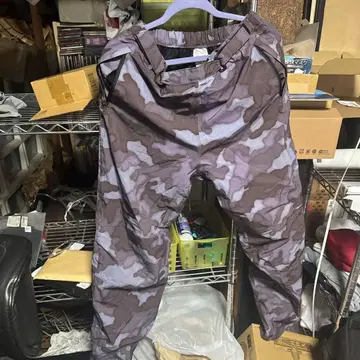 카모 패턴 나일론 카고 팬츠