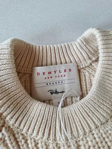 새상품급 론 헤르만 별주 DEMYLEE NEW YORK 코튼 첼시 니트