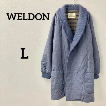 WELDON SLEEPER 퀼팅 롱 코트 L 사이즈