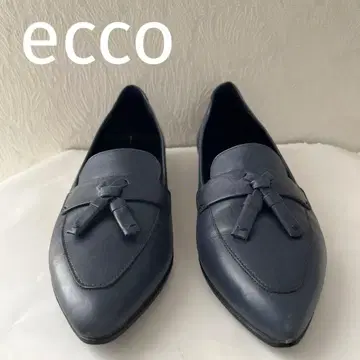 ecco 에코 태슬 플랫슈즈 네이비 38