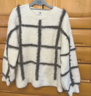 [ 착용샷/손세탁 가능 ] Discort 체크 무늬 풀오버