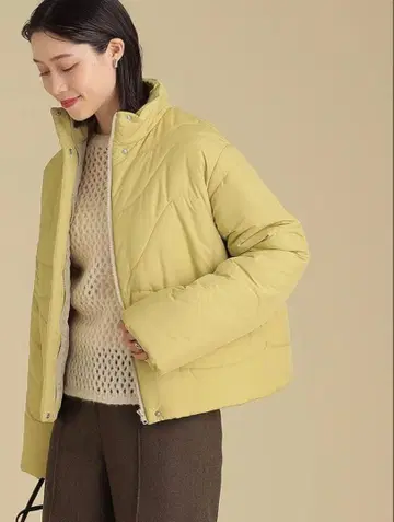 Ray BEAMS 레이빔즈 블루종 커브 스티치 중솜