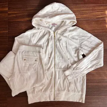 쥬시 꾸뛰르 벨로아 셋업 화이트