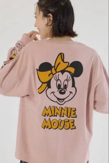 (미키 & 프렌즈) 레이어드 롱 슬리브 T셔츠