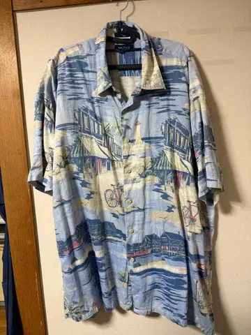 하와이안 셔츠 NAUTICA XXL 빅 사이즈 반팔 셔츠