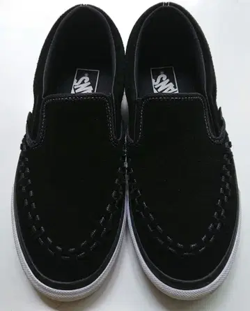 VANS 블랙 슬립온 25cm