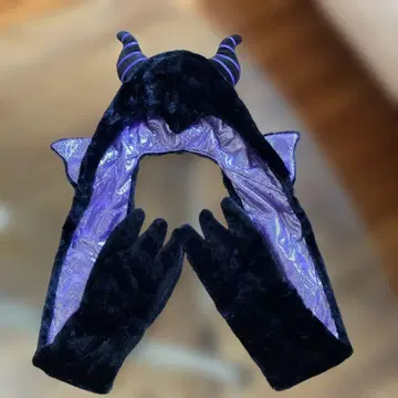 디즈니 말레피센트 머플러 팬캡