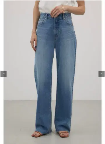 [ crie conforto ] 스트레이트 와이드 데님