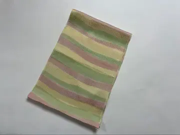 미사용 새상품 순수 실크 오비 장식 천