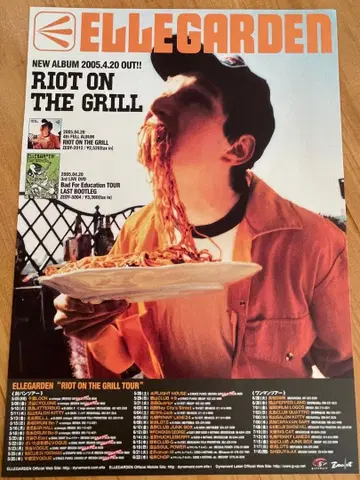 ELLEGARDEN RIOT ON THE GRILL 전단지