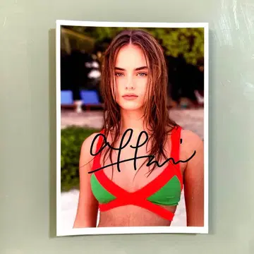 세일 중 - 크리스티나 노바 친필 사인 2L 사이즈 사진 -