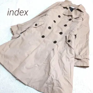 인덱스 인덱스 라이너 포함 따뜻한 트렌치코트