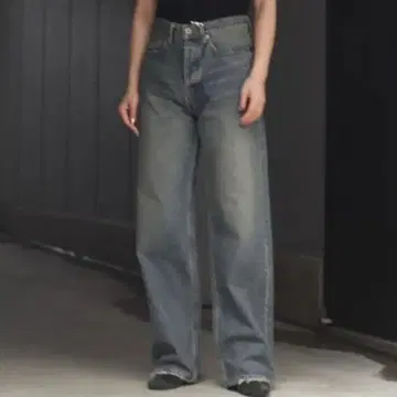[ DAIRIKU ] Straight Vintage Denim Pants