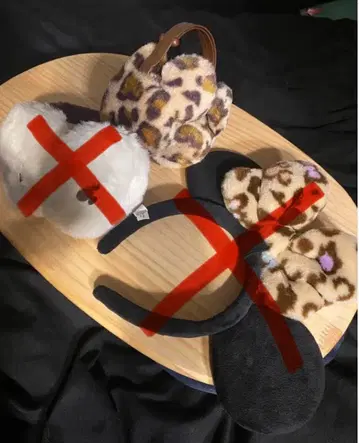 미키 귀도리 레오파드 무늬 브라운 디즈니 리조트