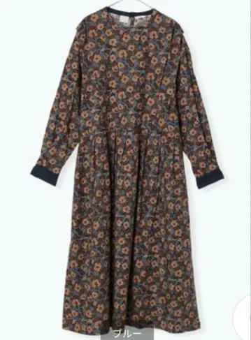 꽃무늬 뒤 리본 원피스 츠하루 바이 사만사 모스모스