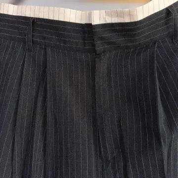 ROOM903 새상품 미사용 블랙 스트라이프 와이드 팬츠