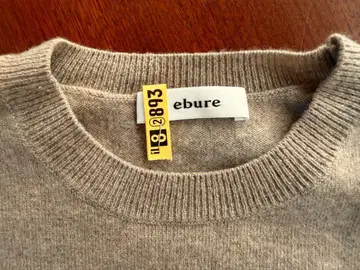 새상품급 ebure 에부르 캐시미어 100% 니트 샌드베이지 캐시미어