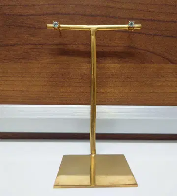 10K 스카이블루 토파즈 귀걸이