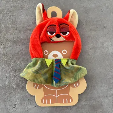 유니베어시티 키체인 코스튬 닉 옷 갈아입기 주토피아 인형