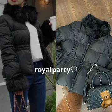 소매 퍼&벨트 없음으로 저렴한 royalparty