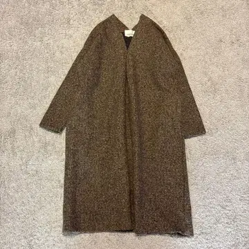 [ 새상품급 ] 어반 리서치 도어스 트위드 원피스 브라운 프리 사이즈