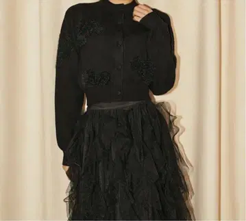 Darich 글리터 하트 모티브 가디건