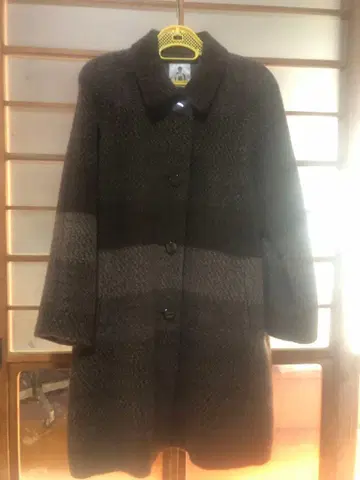 PARIADE 브라운 여성용 코트 다이쇼 알파카 울 일본제