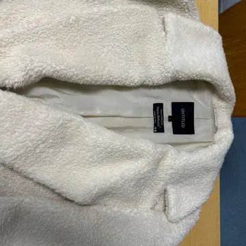 UNTITLED 아이보리 보아 자켓