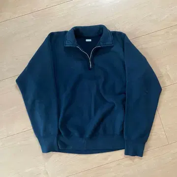 a.presse 빈티지 하프 집 스웨트셔츠 24aw