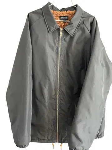 거의 미사용 Brixton 나일론 자켓 그레이 보아 안감