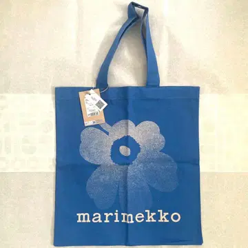 미사용 새상품 marimekko 우니코 토트백 블루