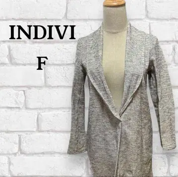 INDIVI 롱 가디건 F 그레이 계열 여성용
