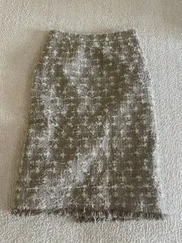 Spick & Span 트위드 타이트 스커트