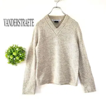 VANDERSTRAETE [ S ] 알파카 스웨터 울 V넥 니트